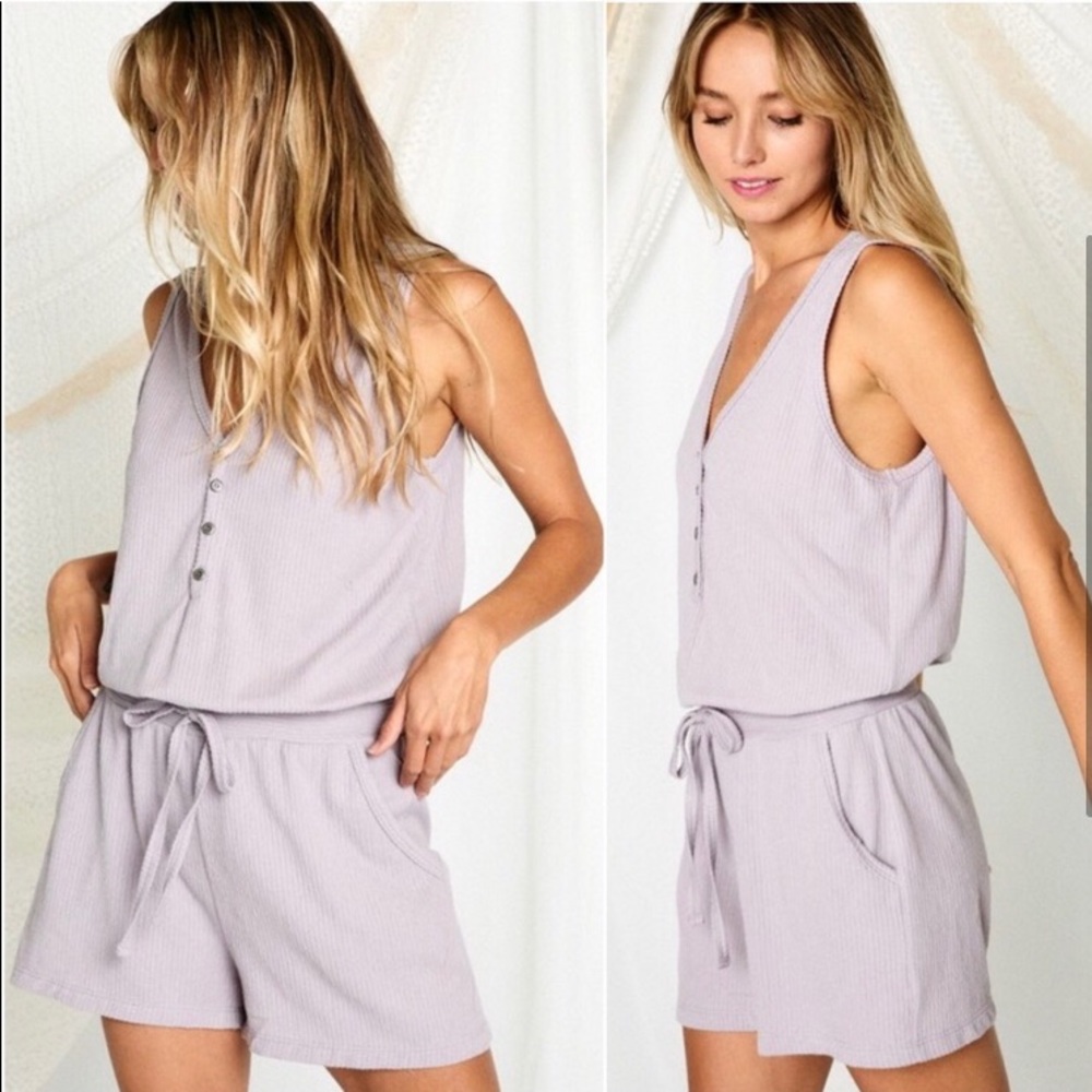 LAST ONE: Dusty lavender comfortable causal women’s summer romper NWT
